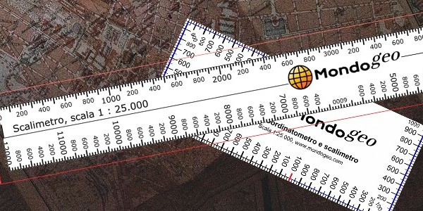 Coordinatometro ad H per scala 1:75000