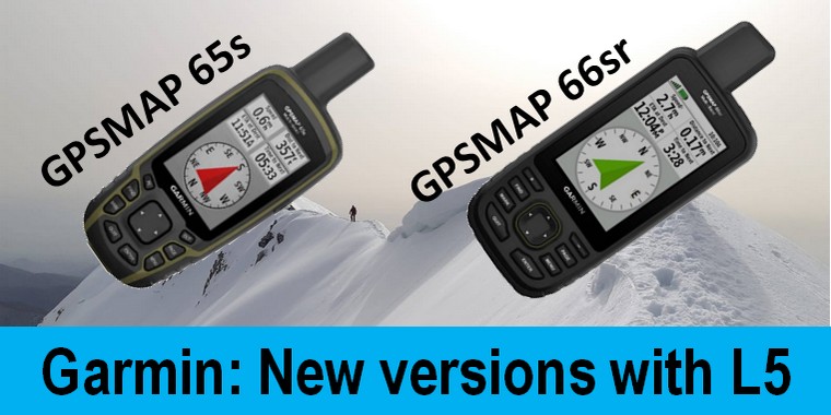 Nuovi Garmin 66sr e 65s