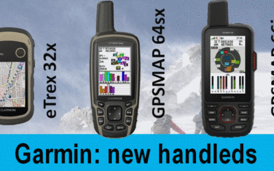 Gps Garmin: le nuove versioni eTrex 32x, GPSMAP 64sx e 66i