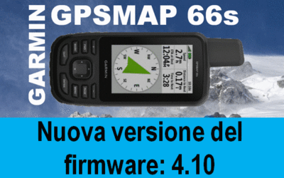 Nuova Firmware version 4.10 per GPSMAP 66