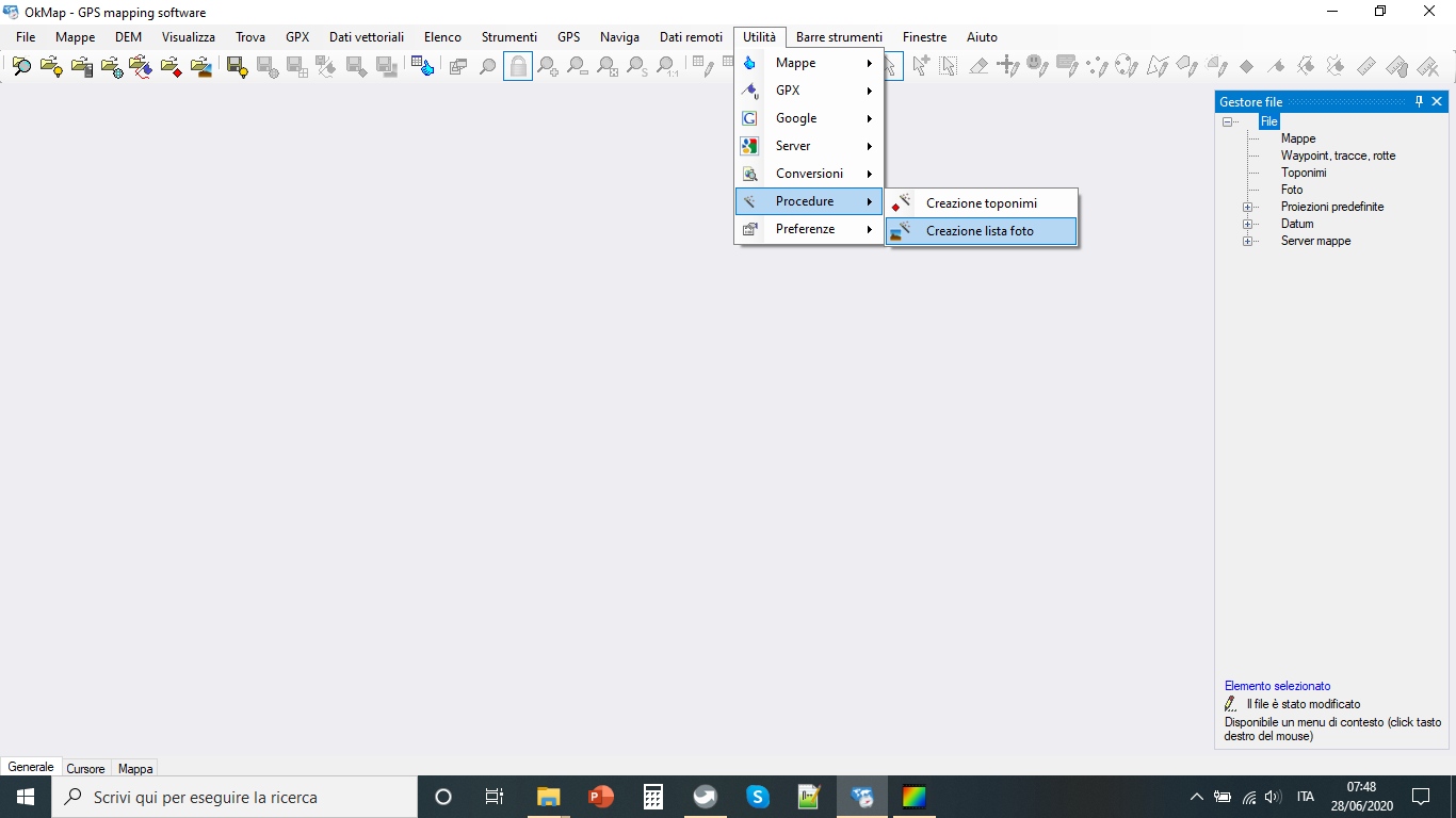 creazione del file indice .gho delle foto