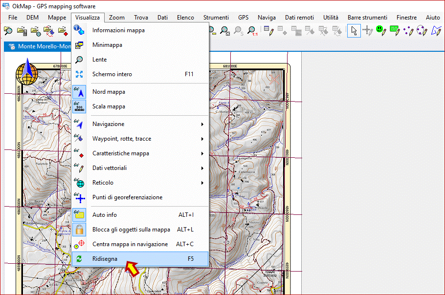 Ridisegna di Okmap