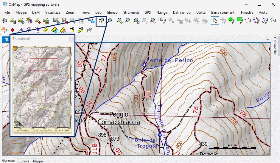 minimappa di okmap