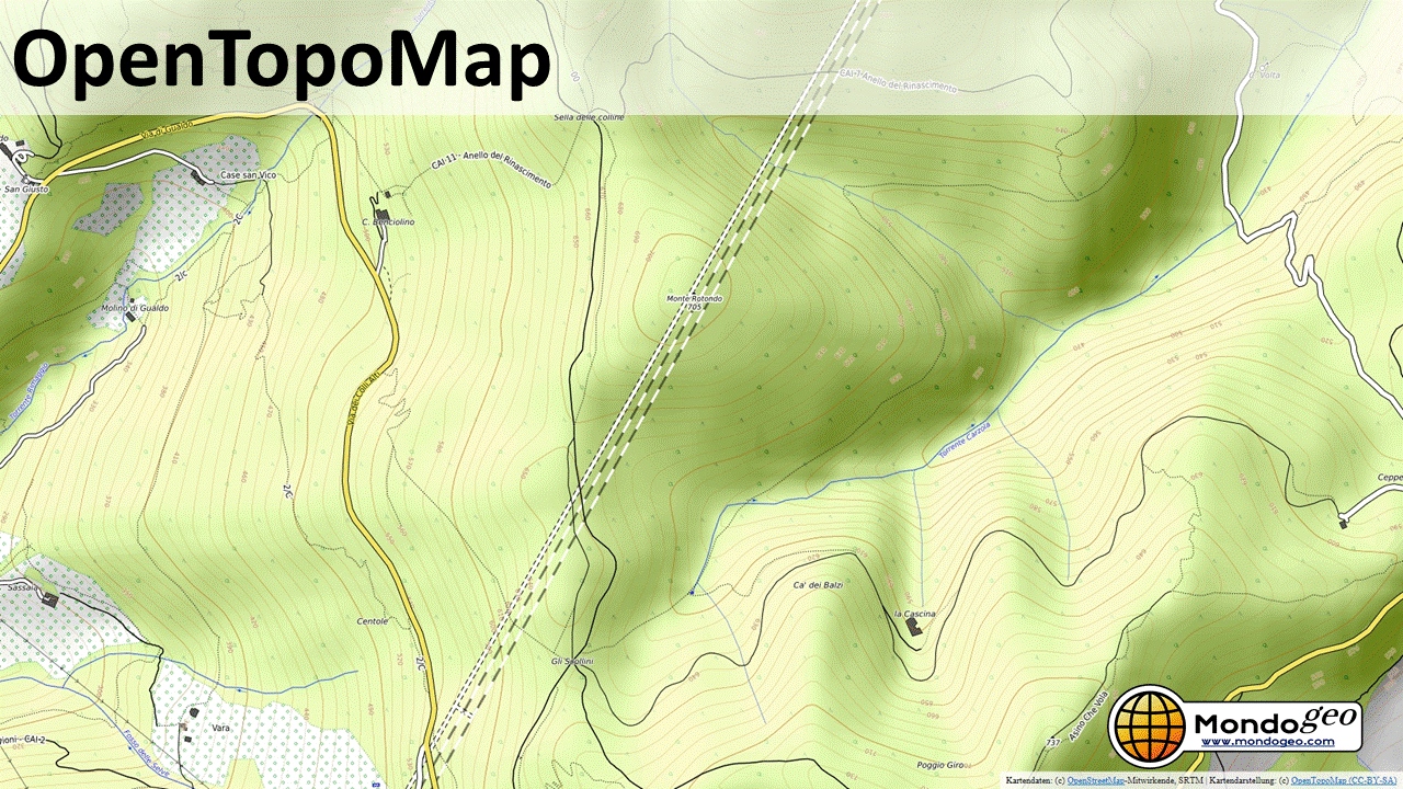 Open Topo Map OkMap