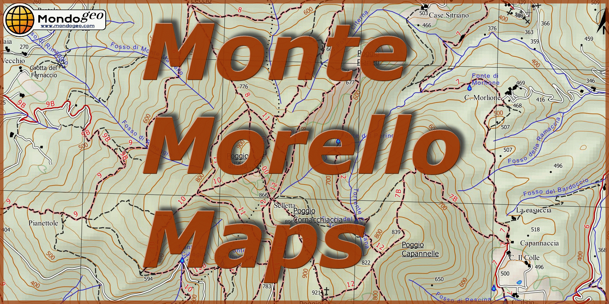 monte morello maps